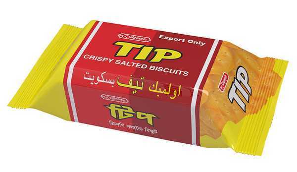 Olympic Tip Crispy Salted Biscuits 200 GM
